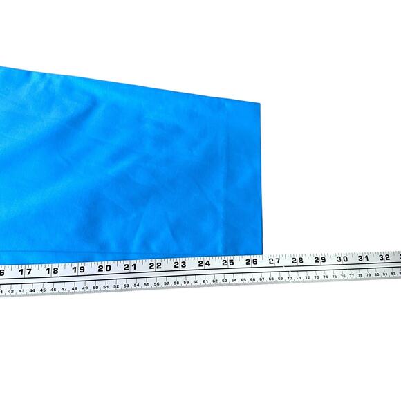 St John Pant Women’s 16 Blue Cotton Stretch Side Zip Wide-Leg Classic Ankle - Picture 9 of 10